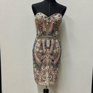 Multicolor Primavera 2-piece midi, size 12